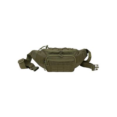 Bauchtasche BRANDIT "Brandit Unisex Waistbeltbag Molle", Gr. onesize, grün (olive), Polyester, unifarben, Taschen