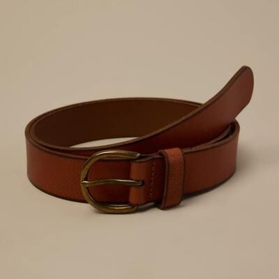 Lucky Brand Leather Belt - Women's Accessories Belts in Tan, Size L