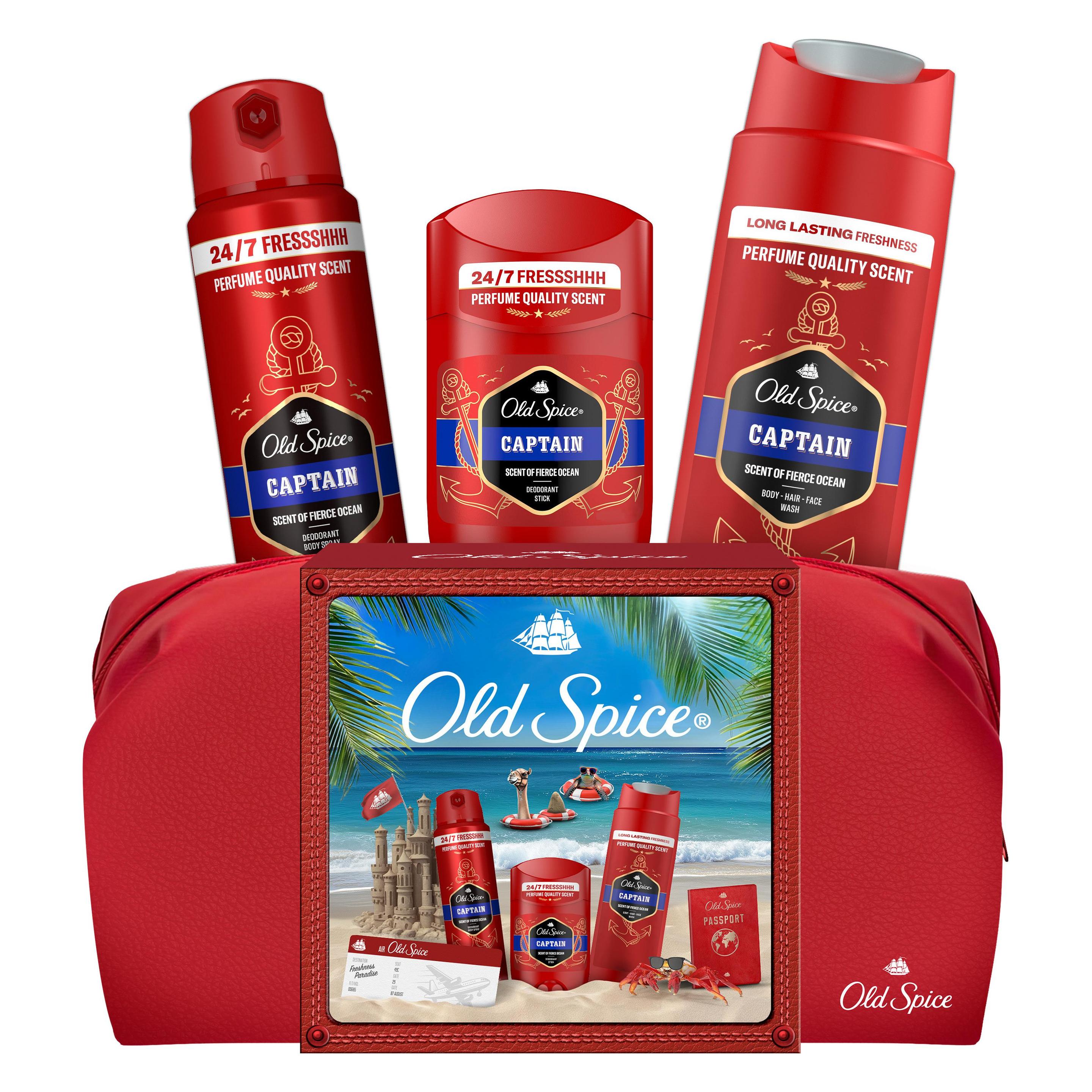 Old Spice Captain Reisetasche (Körperpflegeset) (8700216941877)