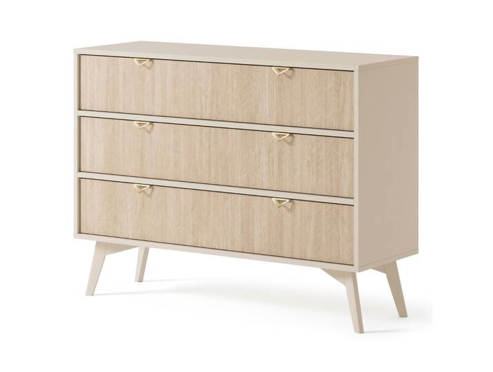 Kommode Favoria mit Schubladen 106 cm beige/Scandi