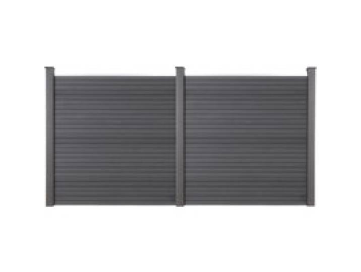 HOME DELUXE Brise-vue en WPC Callado (2xélément, 3xpoteaux)