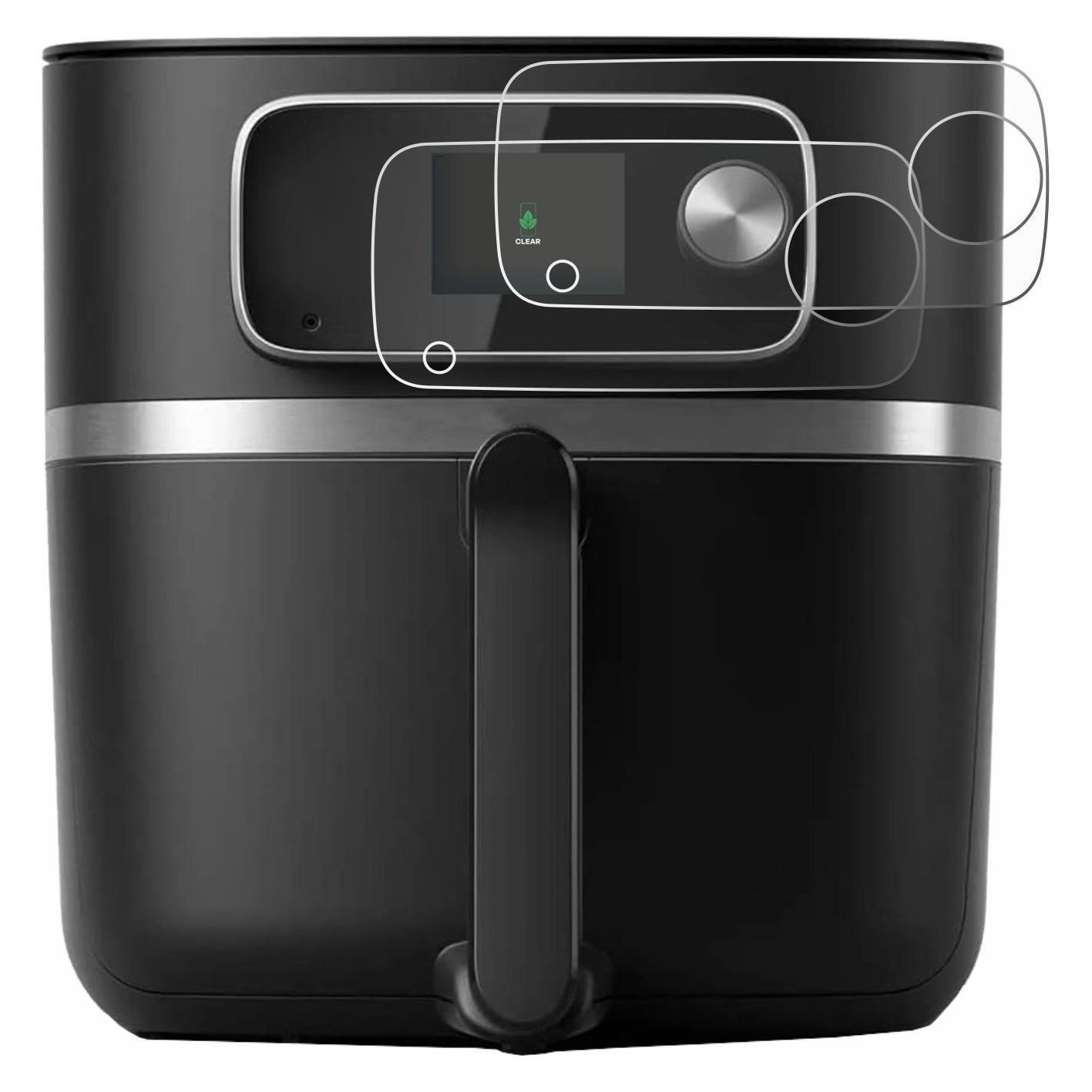 ScreenLeaf Schutzfolie für Philips Airfryer HD9880/90 Displayschutz Display Schutz Folie Klar Transparent (6161419)