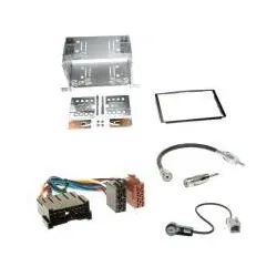 Hyundai Santa Fe (SM Facelift) 2004 - 2006 Radioeinbaurahmen 2-DIN Autoradio ...