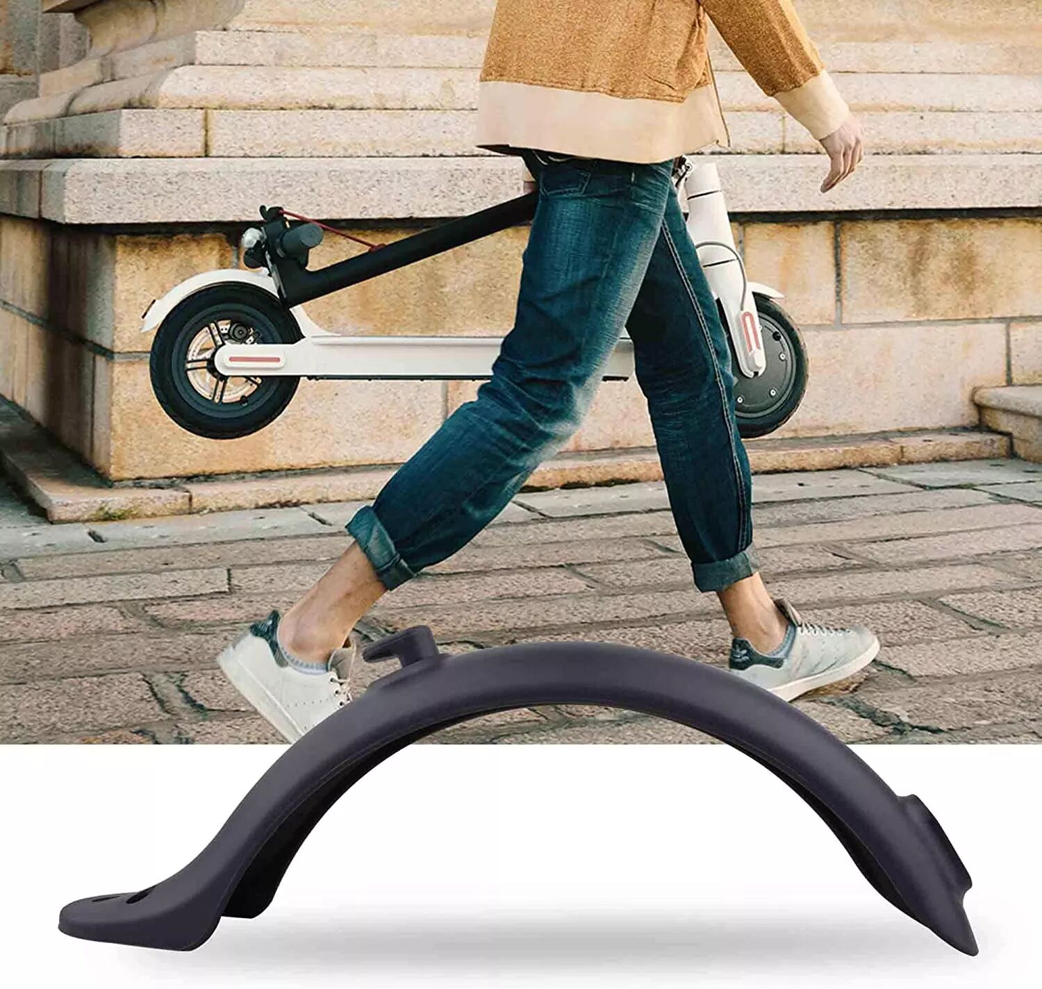 INF Garde-boue arrière pour scooter électrique Xiaomi M365 Gris foncé