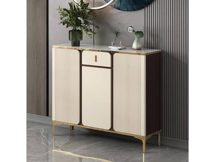 Meubles nordiques pour les chambres, meubles pour les appartements, commode en bois, commode pour la chambre à coucher, type de tiroir de rangement