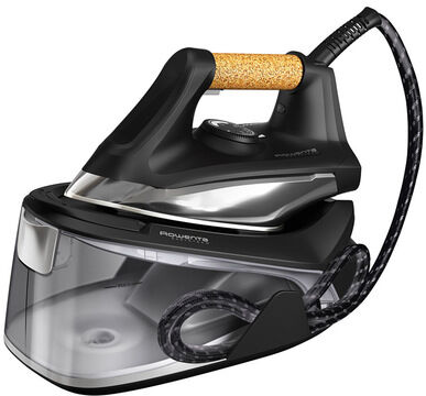 Rowenta Easy Steam VR7361 Stazione da stiro a vapore azionata da pompa 2400 W 1,4 L Acciaio inossidabile Alluminio, Nero