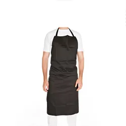 HYGOSTAR Latzschürzen aus Polycotton Schwarz 80x80 cm 2 Stück Schürze