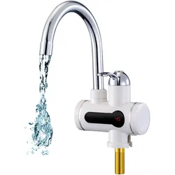 Mauk digitaler Wasserhahn mit integriertem Durchlauferhitzer und Temperaturanzeige