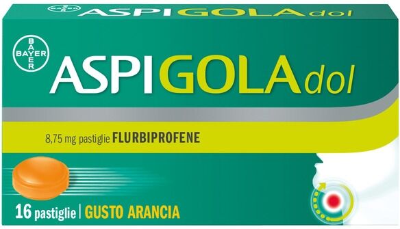Bayer Aspi Gola Dol Caramelle Antinfiammatorio Mal Di Gola 16 Pastiglie