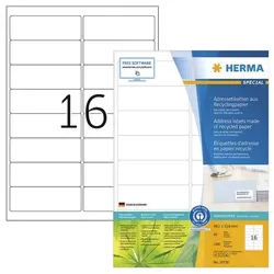 Herma 1280x Universaletiketten »SPECIAL 10730« - 99,1 x 33,8 mm - naturweiß weiß