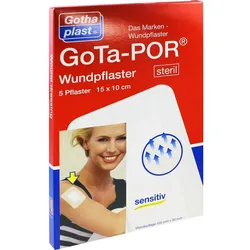 Gota-Por Wundpflaster Steril 150Mmx100Mm 5 ST
