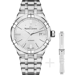 Maurice Lacroix Aikon Automatic AI6008-SS00F-130-A - Sonnenschliff,silber - 42mm