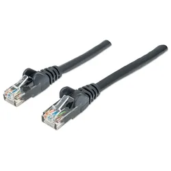 Intellinet Netzwerkkabel, Cat6, U/UTP, CCA, Cat6-kompatibel, RJ45-Stecker/RJ45-Stecker, 1,5 m, schwarz