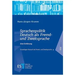 Sprachenpolitik Deutsch als Fremd- und Zweitsprache, Fachbücher von Hans-Jürgen Krumm
