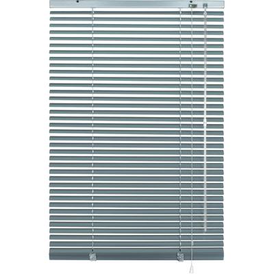 Jalousie GARDINIA "Aluminium-Jalousie zum Klemmen" Gr. 20, silber (silberblau, silberblau), B:110cm H:175cm, Jalousien, Bestseller mit über 900 4,5-Sterne-Bewertungen, mit Klemmhalter