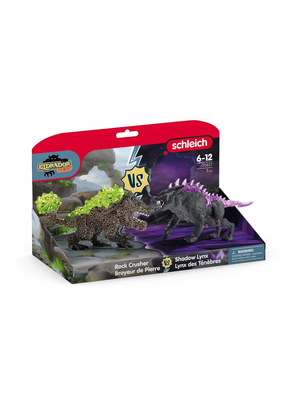 Schleich Schattenluchs vs. Felsenbrecher