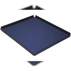 Stil Casa Stil Haus, set 6 Tabletts für Hotelzimmer, Innenraum aus Polyurethan-Verbundwerkstoff, 29x35 cm, saffiano Farbe blau.
