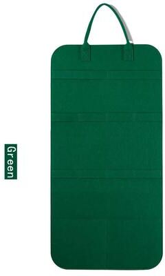 Uplift Essentials Feline Enrichment & Wand Toy Storage Organizer green