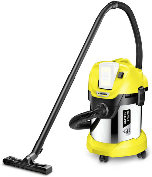 Karcher WD 3 Premium Battery 36 V - Aspirapolvere multiuso a batteria - SENZA BATTERIE E CARICABATTERIE
