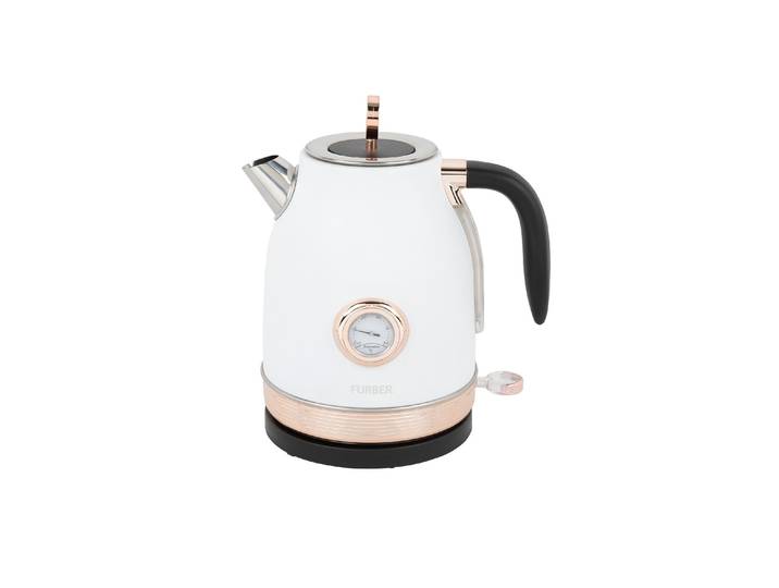 FURBER Wasserkocher Retro Wasserkocher , gold (goldfarben), Wasserkocher, Wasserkocher