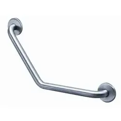 All Care MediQo-line Handgriff Edelstahl gewinkelt 130 Grad Handgriff 336 x 336 mm