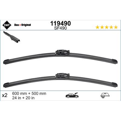 Swf Wischblatt [Hersteller-Nr. 119490] für BMW