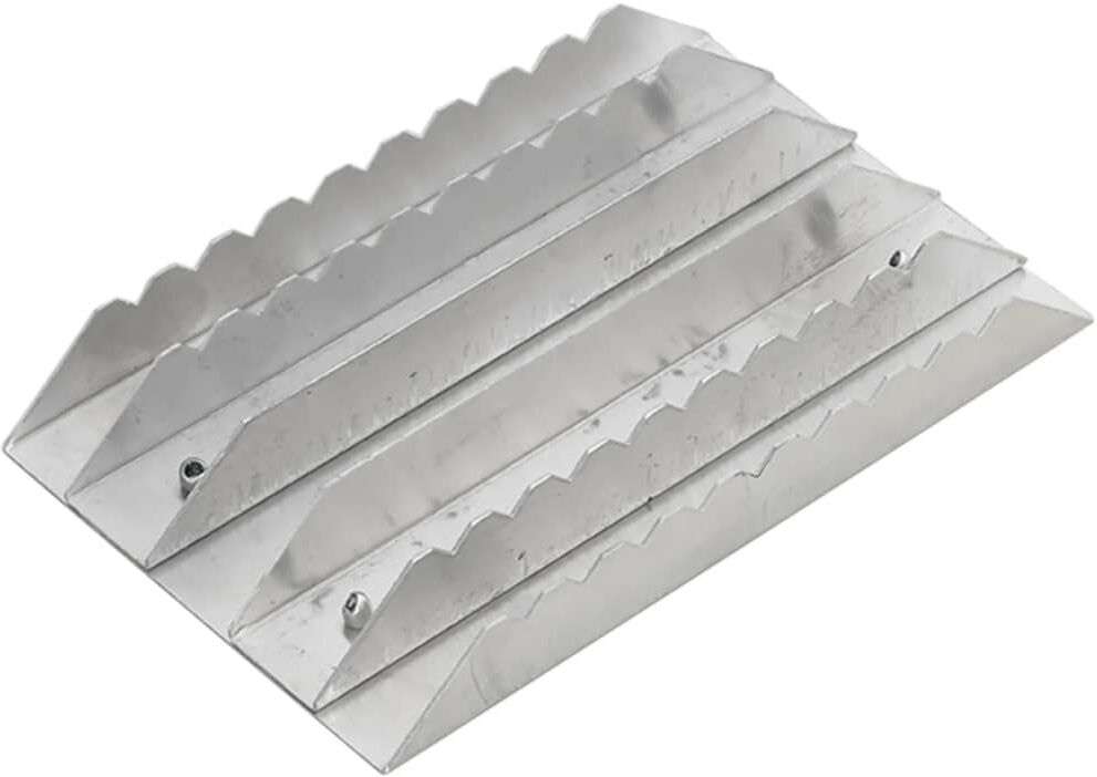 vidaXL Étrilles 3 pcs argenté aluminium