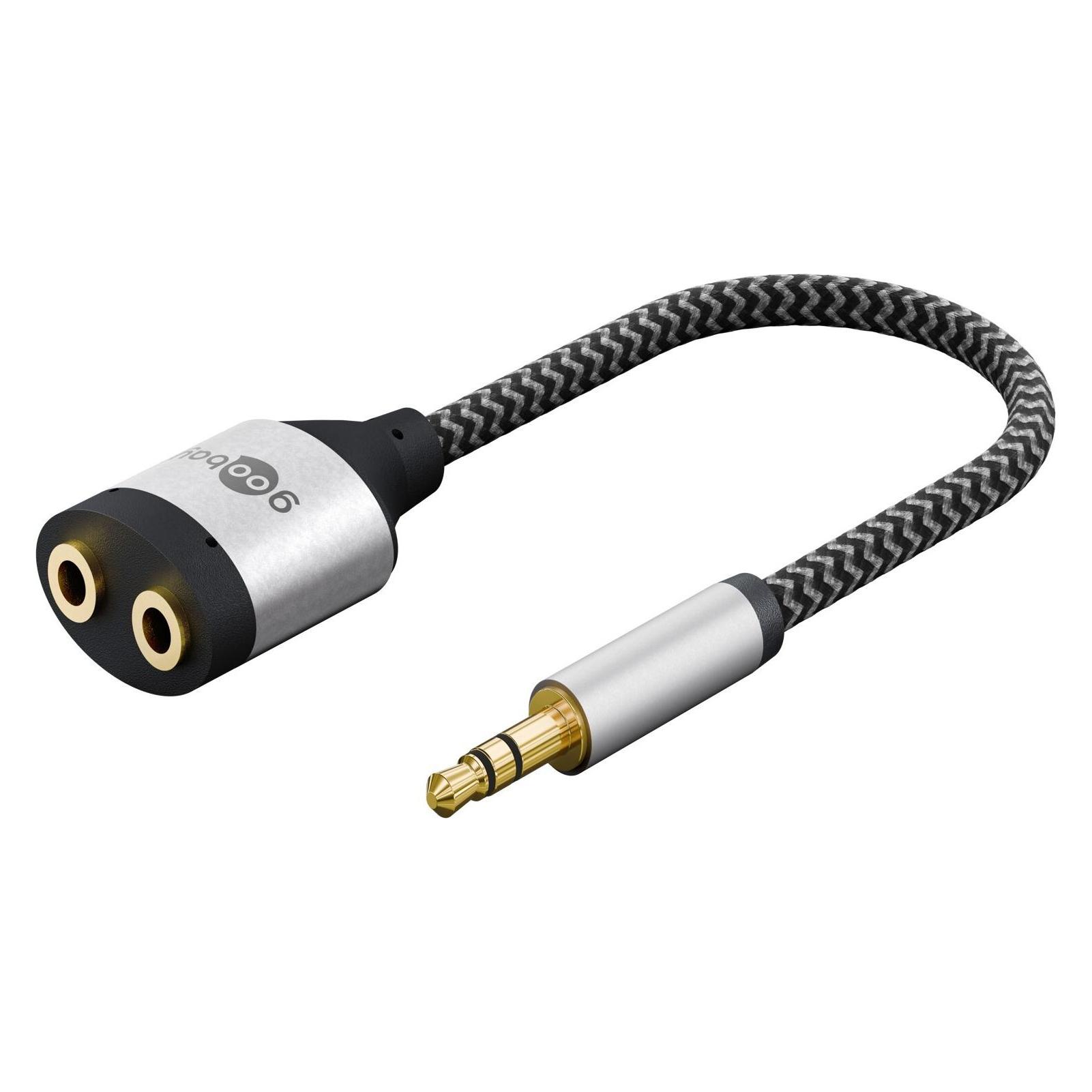 Goobay AUX-Adapter 1 auf 2 (Klinkenadapter) (80586)