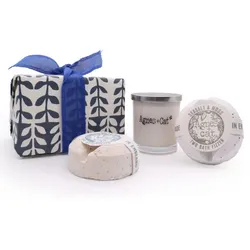 Gift Box - Parma Violet (Candle) + Seasalt and Moss & Dolly Blue (Fizz)
