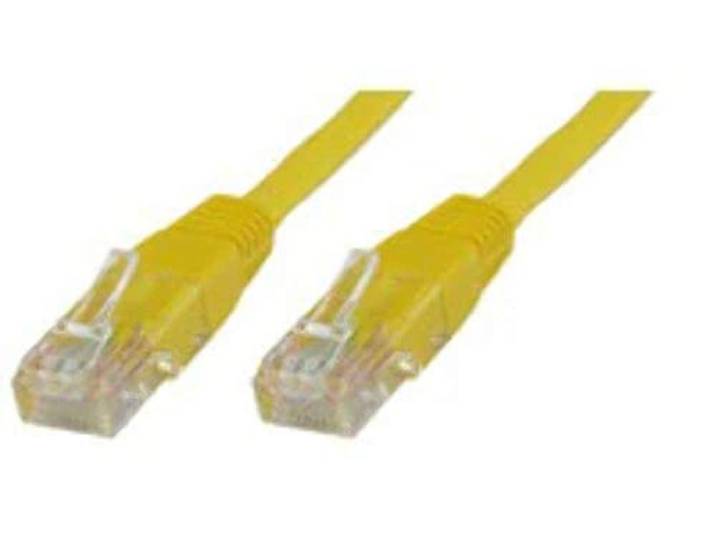 MicroConnect CAT5e UTP 0,5 m - netwerkkabel (CAT5e) geel