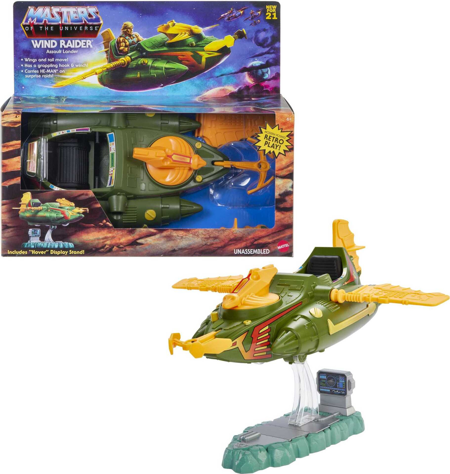 Masters of the Universe Wind Raider speelgoedvoertuig