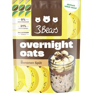 3Bears Haferbrei Overnight Oats, Bananen Split, 400 g