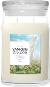 Yankee Candle Clean Cotton vela perfumada Signature 567 g. Clean Cotton