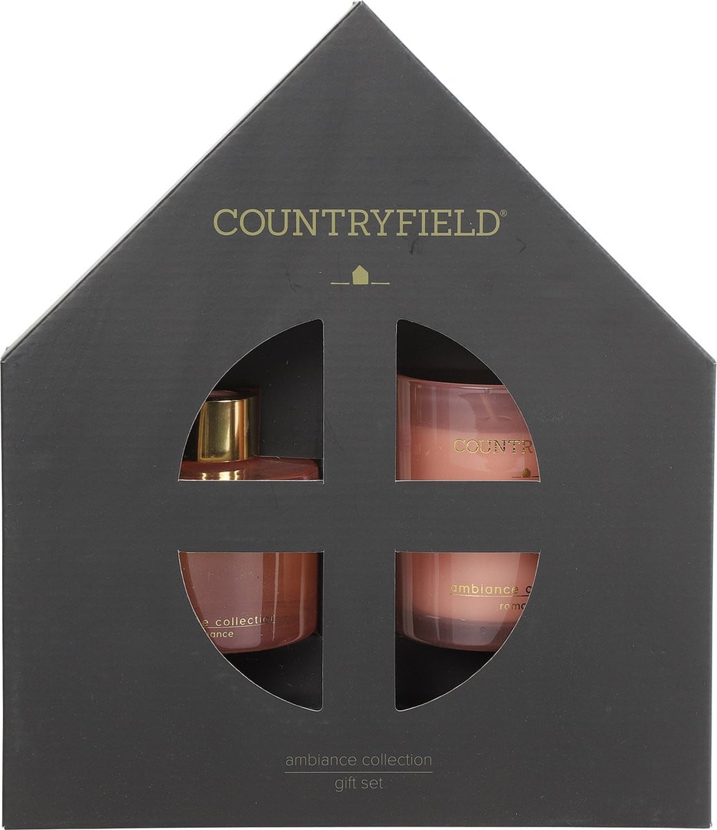 Countryfield Giftset Romance met geurstokjes en geurkaars