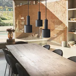 Ideal Lux 231563 Kronleuchter Holly 1x60W | E27 - schwarz