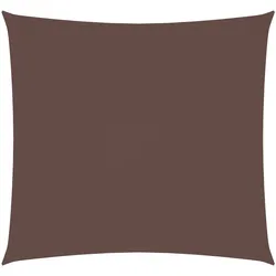 vidaXL Sonnenschirmsegel quadratisches Oxford-Gewebe 7x7 m braun Helios Modernes Modell