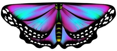 Uplift Essentials Kids Butterfly Wings Cape Costume style 4