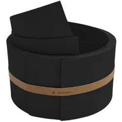 zaun|zu® Sichtschutzstreifen Premium Halbe Set Einzelstreifen Schwarz 2,55m