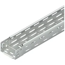 Niedax NIE RLVC60.200 Kabelrinne leicht 60x200x3000mm T0,75mm gel.CITO bandvz, Elektronikzubehör + Gehäuse, Silber