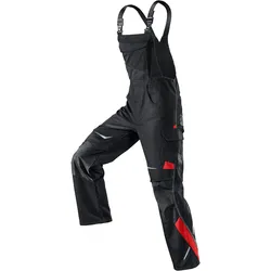 KÜBLER PULSSCHLAG Latzhose schwarz/mittelrot 64 - 3324 5353-9955-64 - schwarz/mittelrot