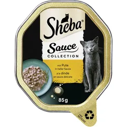 Sheba Sauce Collection mit Pute in heller Sauce 22x85 g