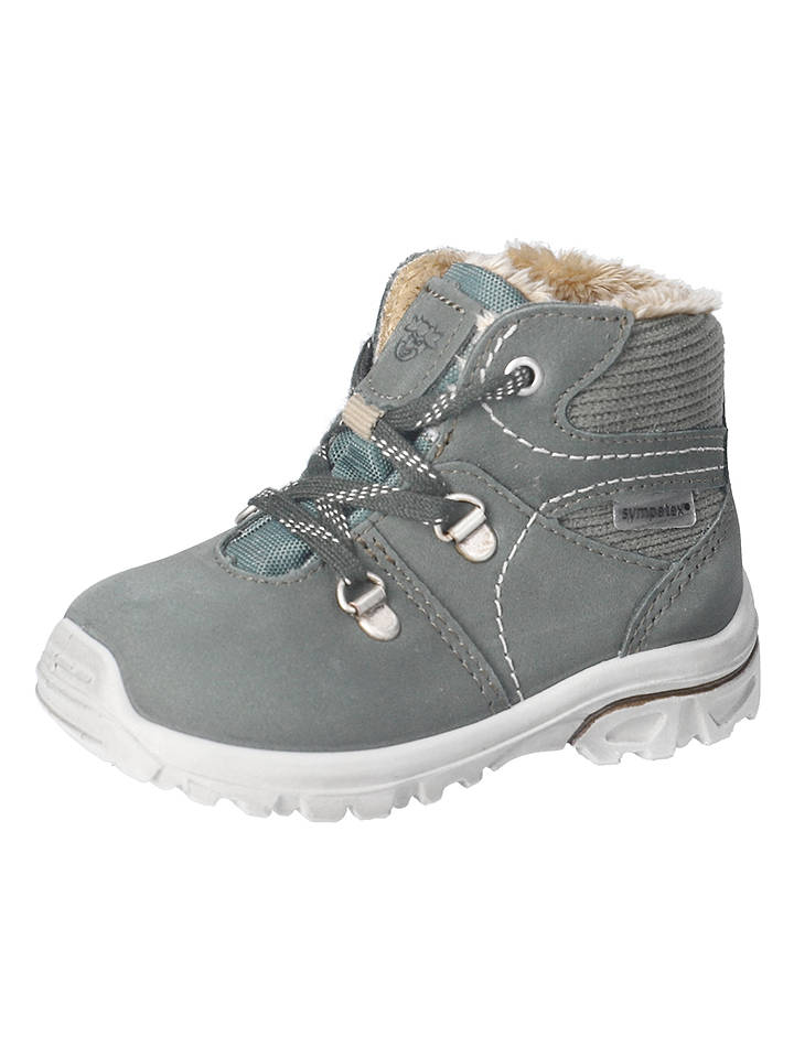 PEPINO Leder-Winterboots "Desse" in Grau - 26