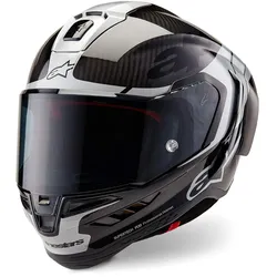 Alpinestars Supertech S-R10 Element Motorradhelm - carbon-silber-schwarz - S (55/56)