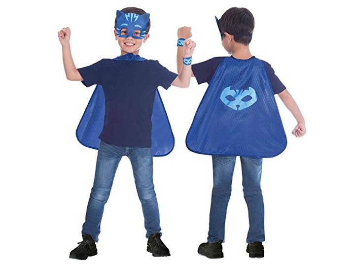 Amscan (PLL) (Fix 0/1) (9903735) Catboy-cape en maskerset voor jongens