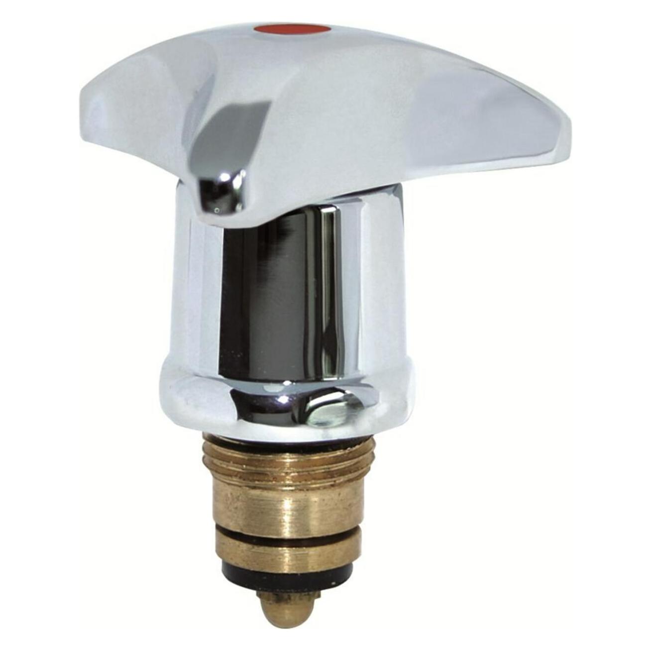Magni Metall-Trecorngriff, Chrom, 1/2", mit Oberteil, Markierung rot (82058726)