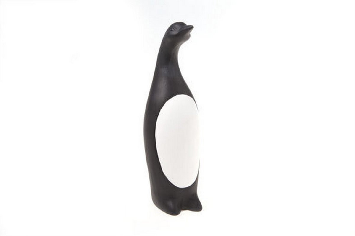 Cosy&Trendy Pinguïn Zwart Aardewerk 17 cm