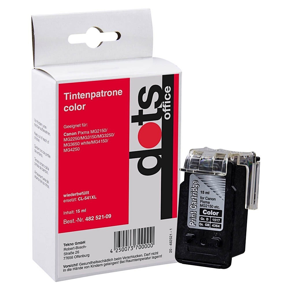 Dots printerpatroon compatibel met Canon CL-541XL