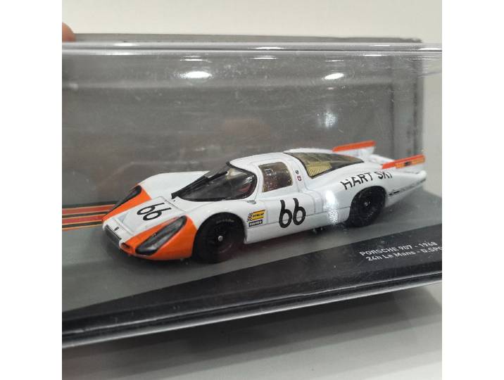 Modèle miniature IXO à l'échelle 1:43 PORSCHE 907 # Modèle de voiture en alliage de la course de Le Mans 24H 66