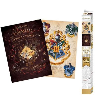 HARRY POTTER - Set 2 Chibi Posters - Crest & Marauders (52x3