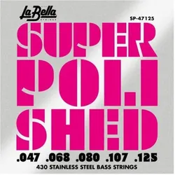 La Bella Bass Super Polished 047/107 (4x, 0.11"), Saiten